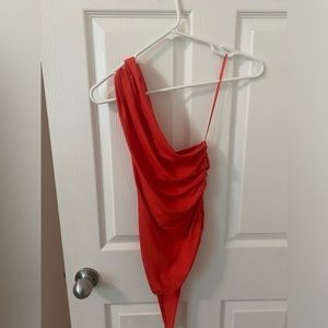 Zara off the shoulder bodysuit